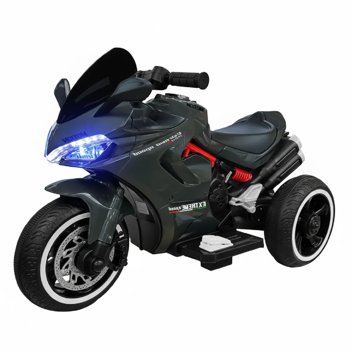 MUNDO ONLINE - Moto Niños Eléctrica 3 Ruedas Extreme Speed Luces Y Sonido