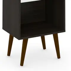 TECNOMOBILI - ESTANTERIA NOGAL OSCUROBLANCO