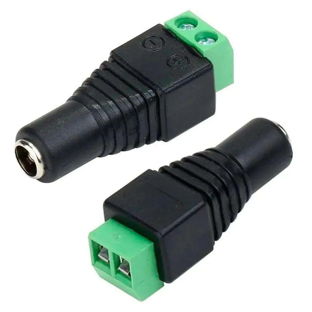 GEN - Conector Terminal Poder 5.5x2.1 Hembra Jack Camaras Tira Led