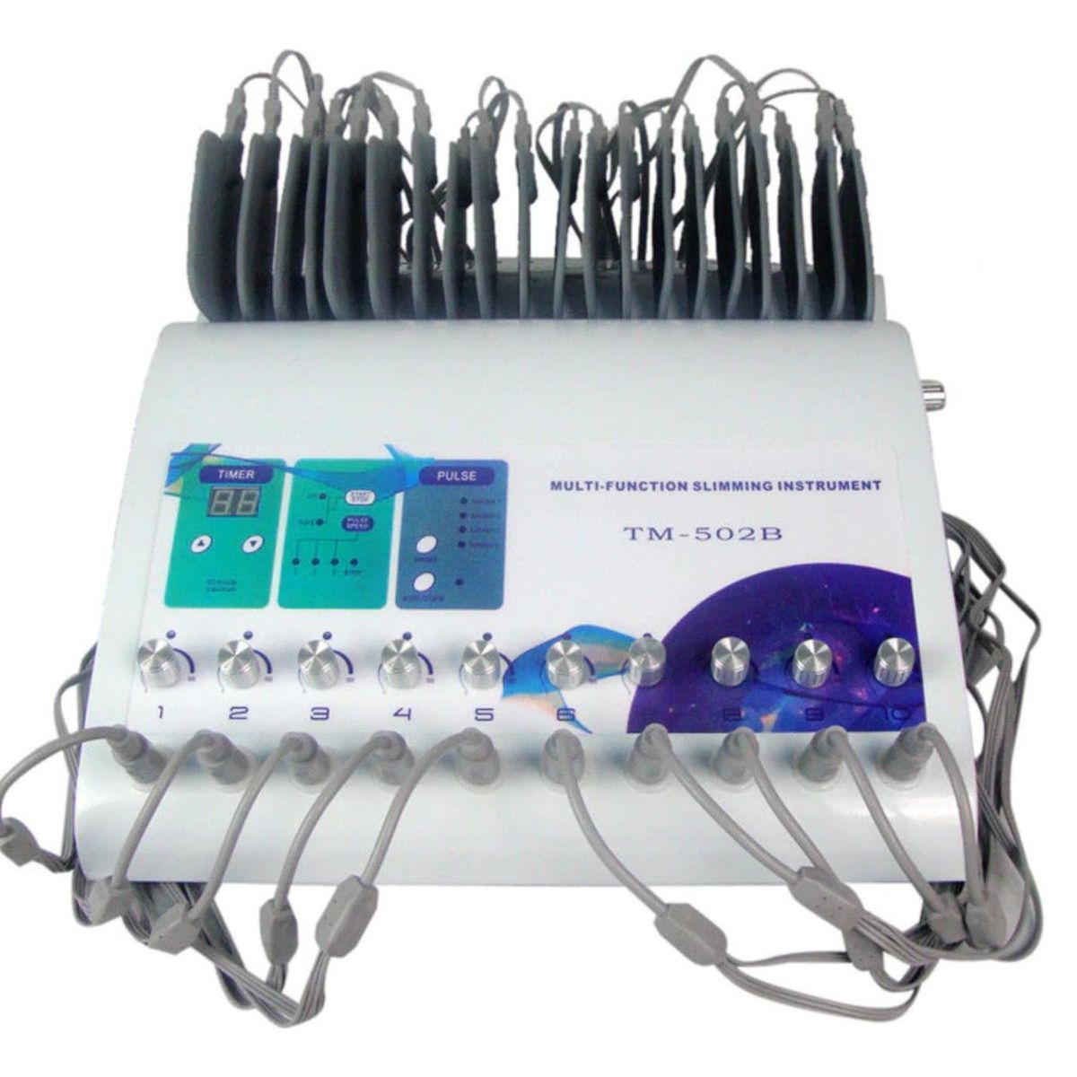 IMPORTCLICK - Electro Estimulador Adelgazamiento Corporal Ondas Rusas Tens Infrarrojo