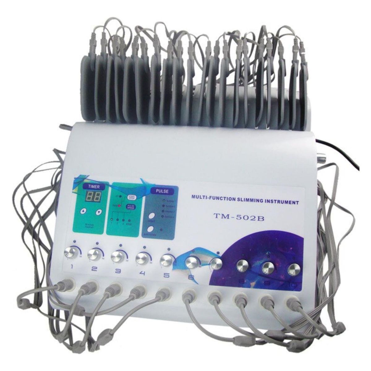 IMPORTCLICK - Electro Estimulador Adelgazamiento Corporal Ondas Rusas Tens Infrarrojo