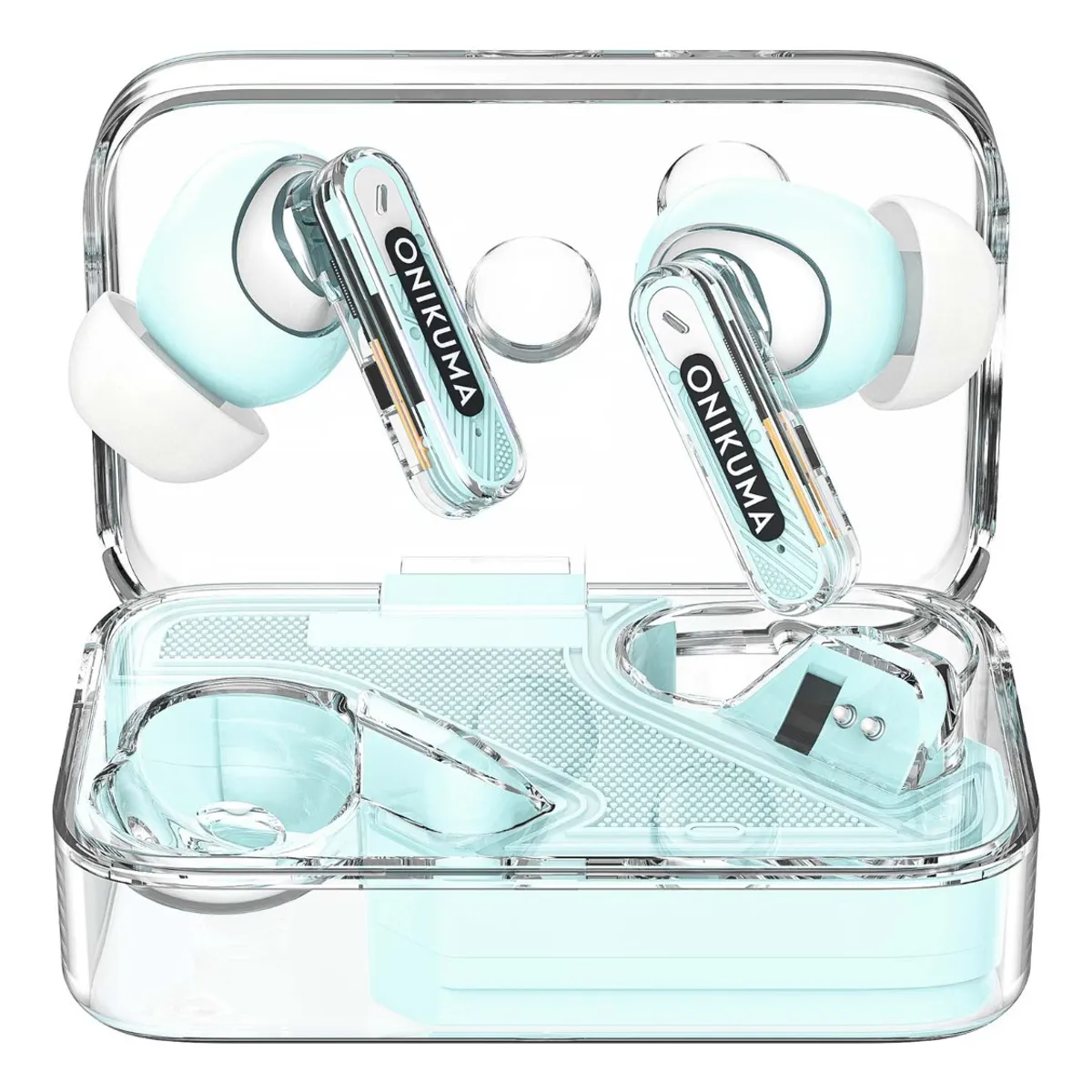 ONIKUMA - Auriculares Bluetooth Onikuma T5 Tws Reducción de Ruido Blue