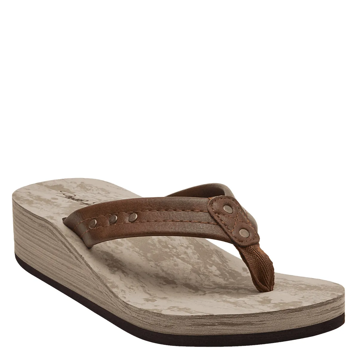 PANAMA JACK - Sandalia Casual Mujer Marrón oscuro Panama Jack