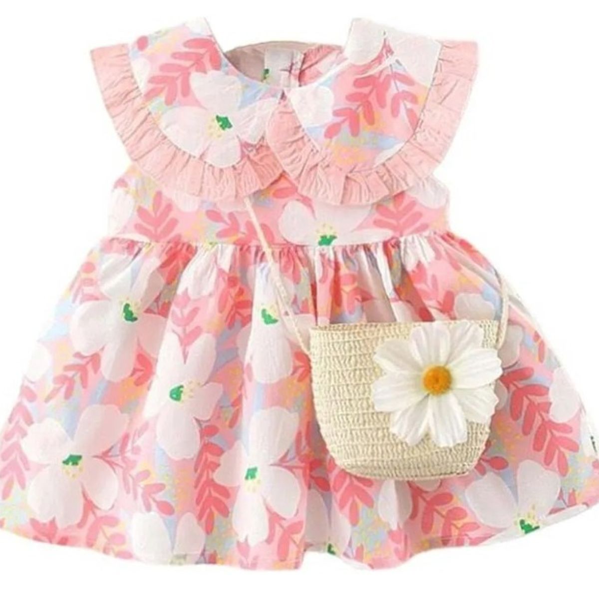 GENERICO - Set vestido y cartera talla 2 años a 3 años