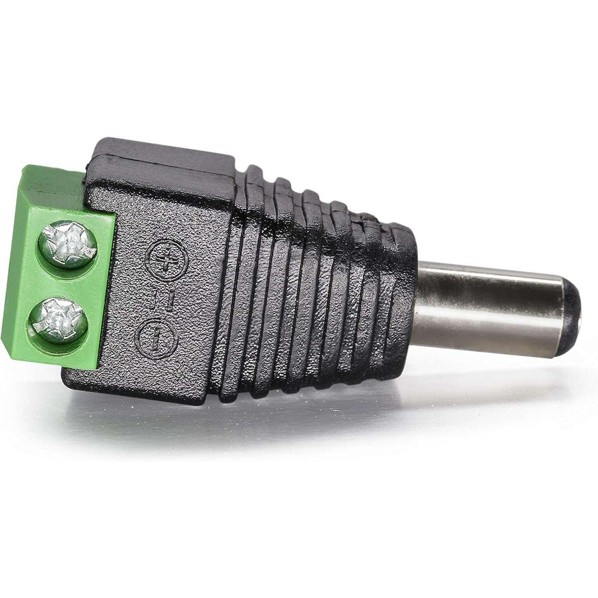 GEN - Conector Terminal Poder 5.5x2.1 Macho Jack Camaras Tira Led