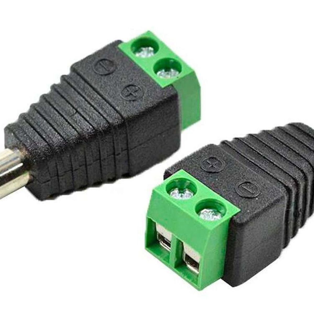 GEN - Conector Terminal Poder 5.5x2.1 Macho Jack Camaras Tira Led