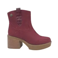 HERIEL - Botín Burdeos Charol Mujer