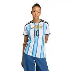 ADIDAS - Camiseta Fútbol Argentina Messi Home Mujer