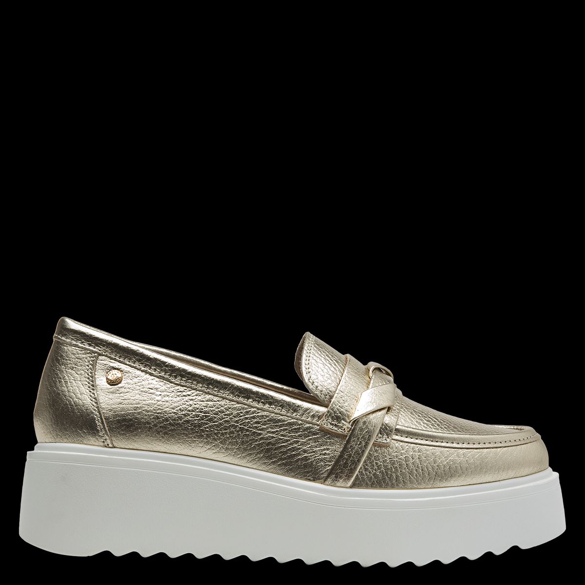 POLLINI - Zapato Casual Mujer Dorado Pollini