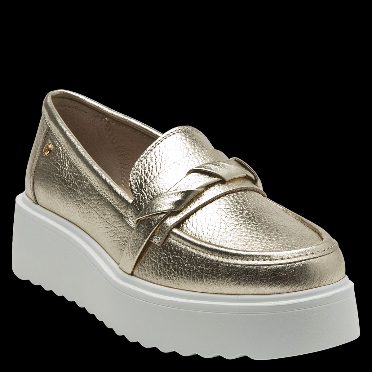 POLLINI - Zapato Casual Mujer Dorado Pollini