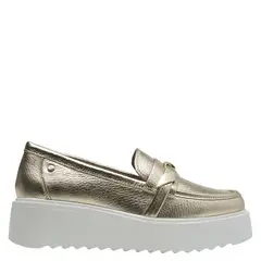 POLLINI - Zapato Casual Mujer Dorado