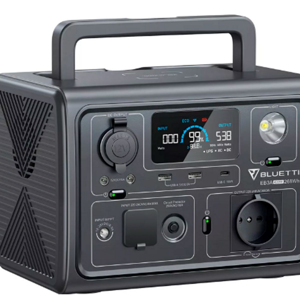 BLUETTI - Estación de Energía Portátil Bluetti EB3A 600W