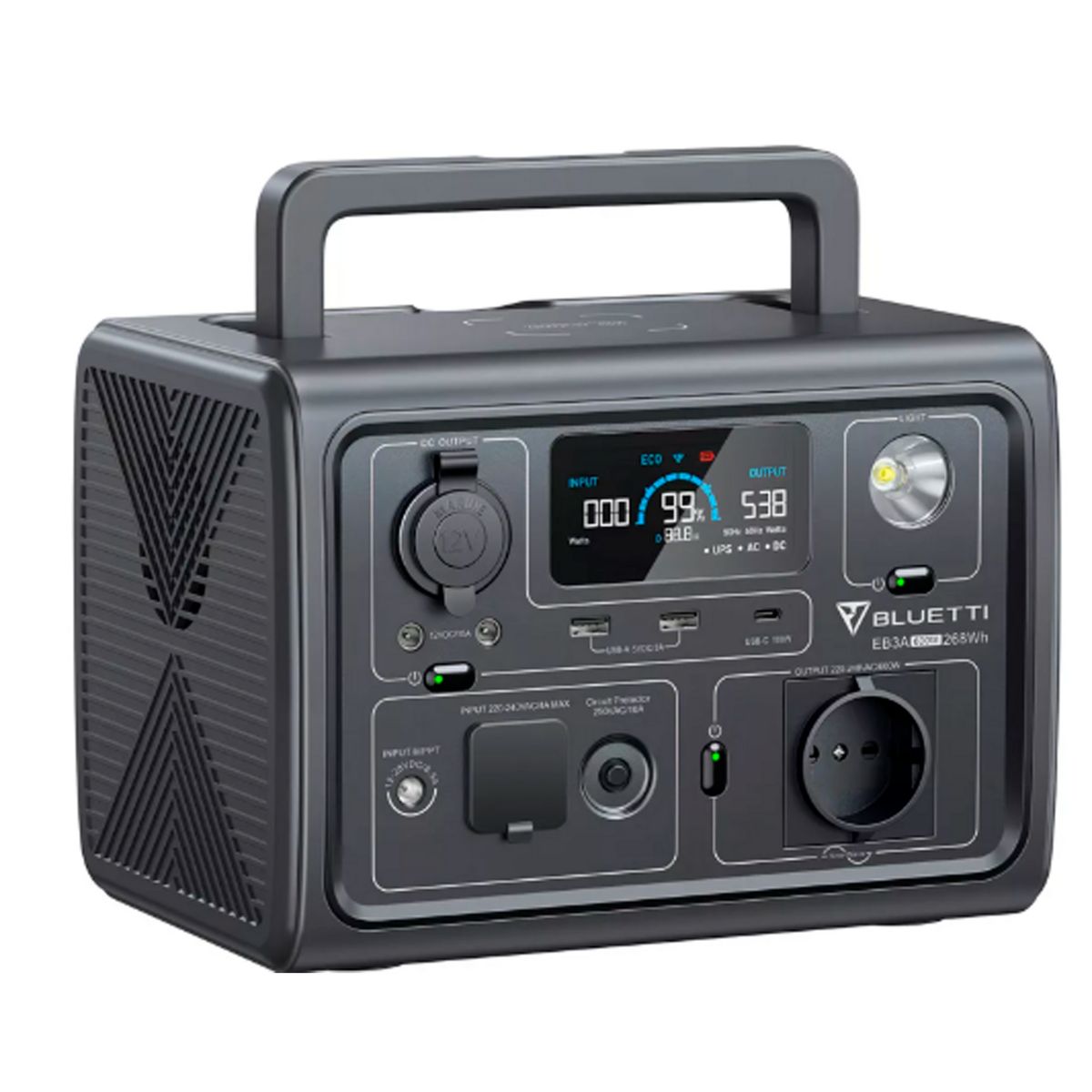 BLUETTI - Estación de Energía Portátil Bluetti EB3A 600W