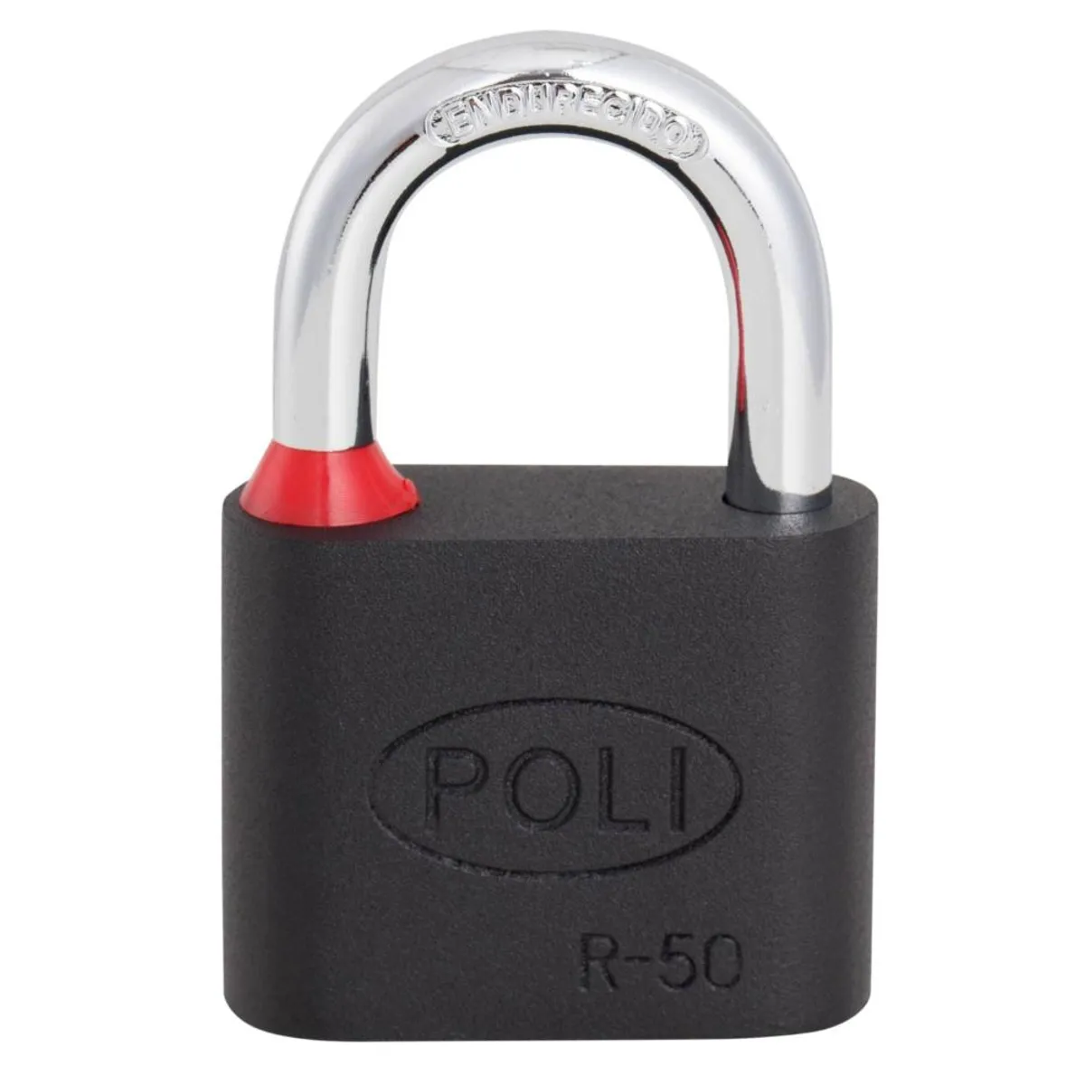 POLI - CANDADO POLI R 50MM NEGRO-CJ 3 LLAVES 157180