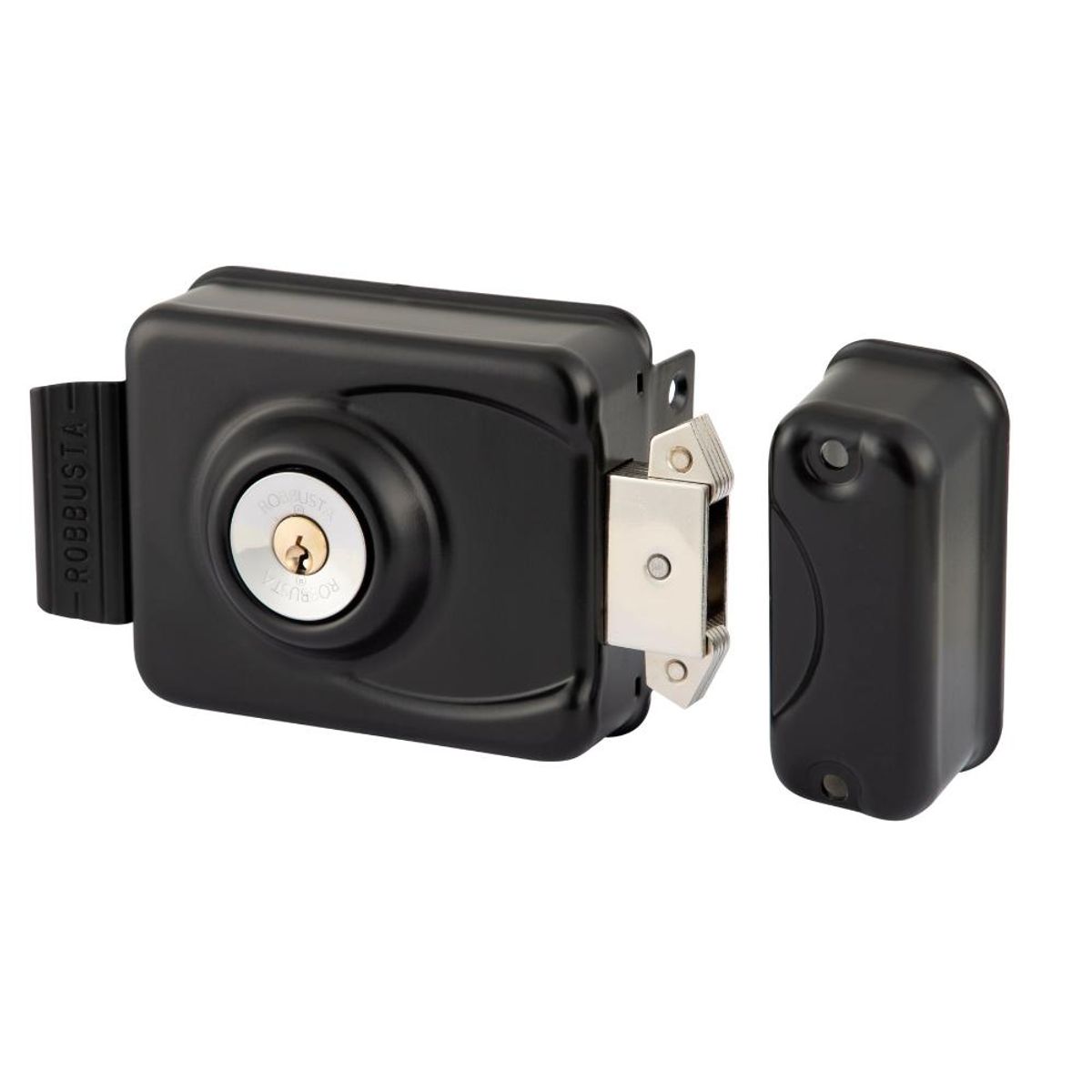 POLI - CERRADURA SOBREP POLI ROBBUSTA 7300 ANTIP CCAJA NEGRO