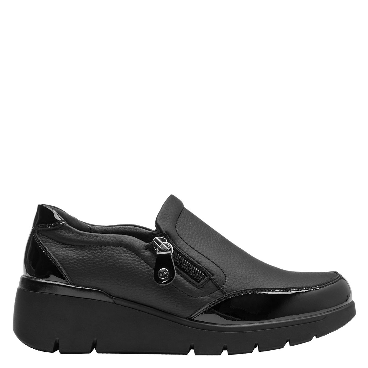 BRUNO ROSSI - Zapato Casual Mujer Negro Bruno Rossi
