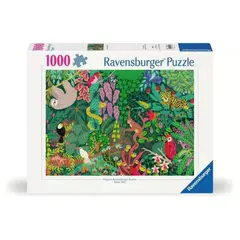 RAVENSBURGER - Puzzle Bosque Lluvioso Mágico – 1000 piezas