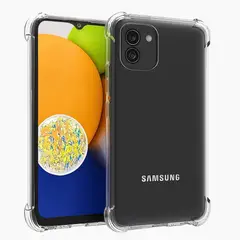 GENERICO - CARCASA TRANSPARENTE ANTIGOLPE REFORZADA PARA SAMSUNG A03