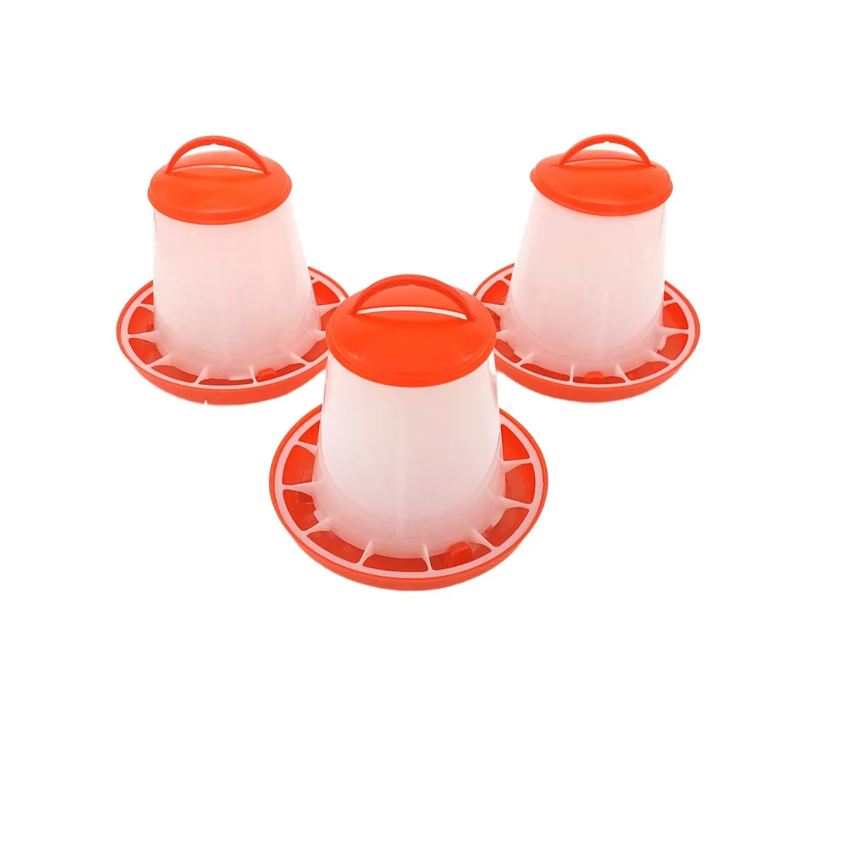 GENERICO - Comedero Gallinas Pack X3 Granja 3kg Aves