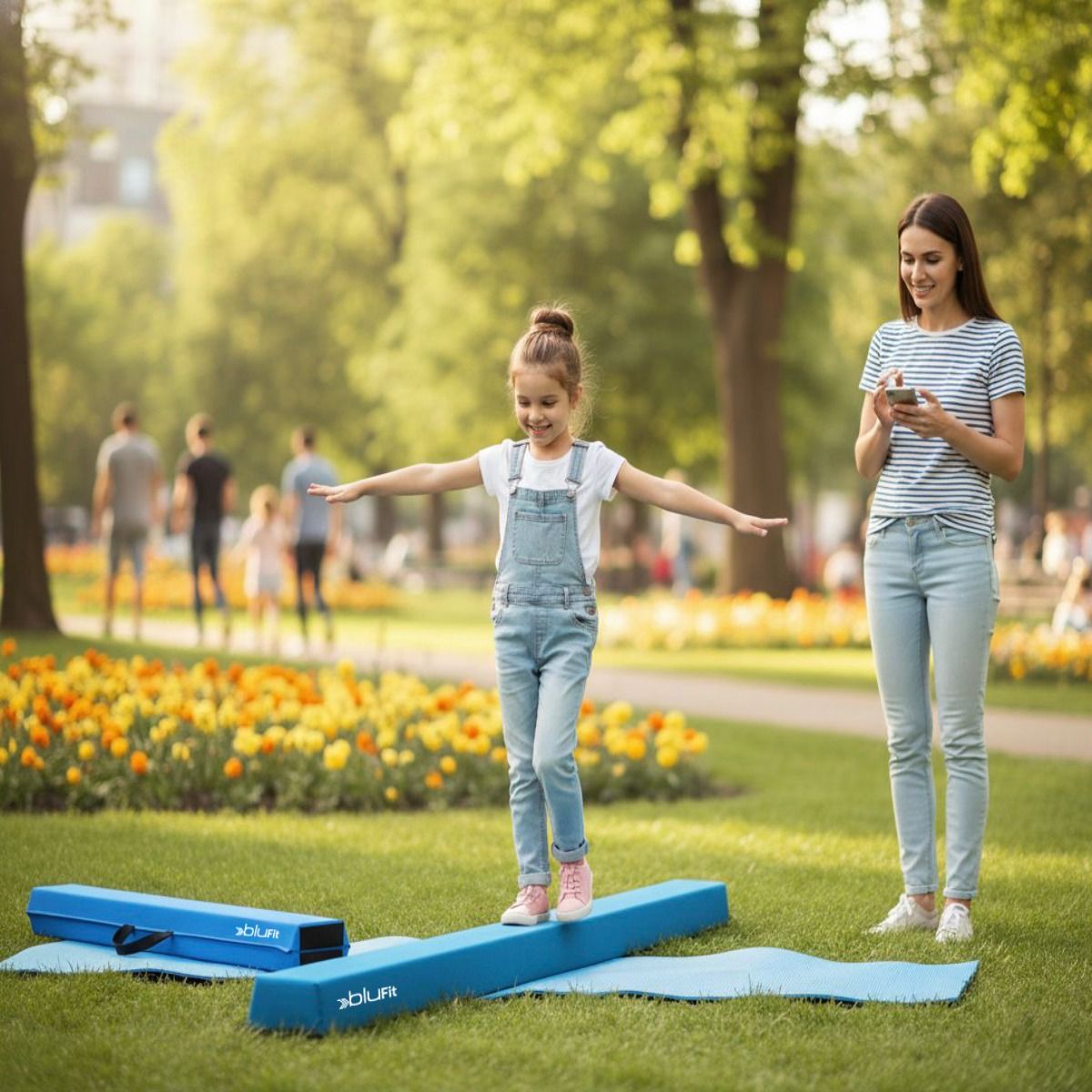 BLU FIT - Viga Plegable Blu Fit Azul