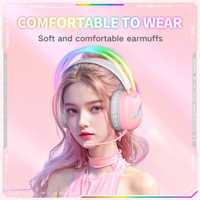 Imagen 2 del producto Audifono Gamer x33 Conexión USB y Tipo C Luz RGB