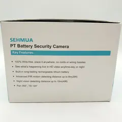 GENERICO - Cámara De Seguridad A Batería Sehmua Pt zs-gx1s Open Box