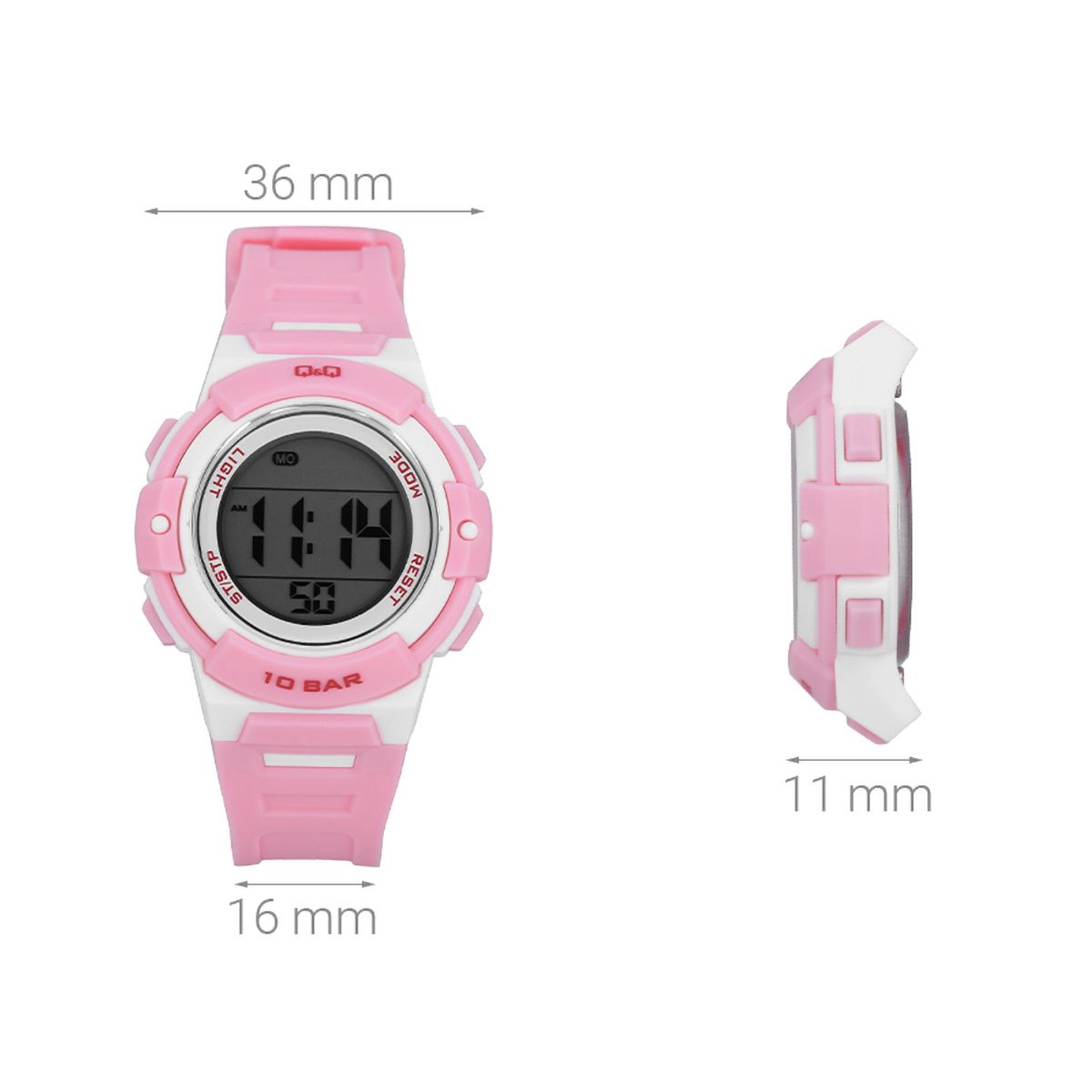 QYQ - RELOJ MARCA QYQ M185J004Y  PARA NIÑAS DEPORTIVO SUMERGIBLE