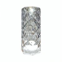 Lámpara De Acrílico Rosa Diamante Táctil