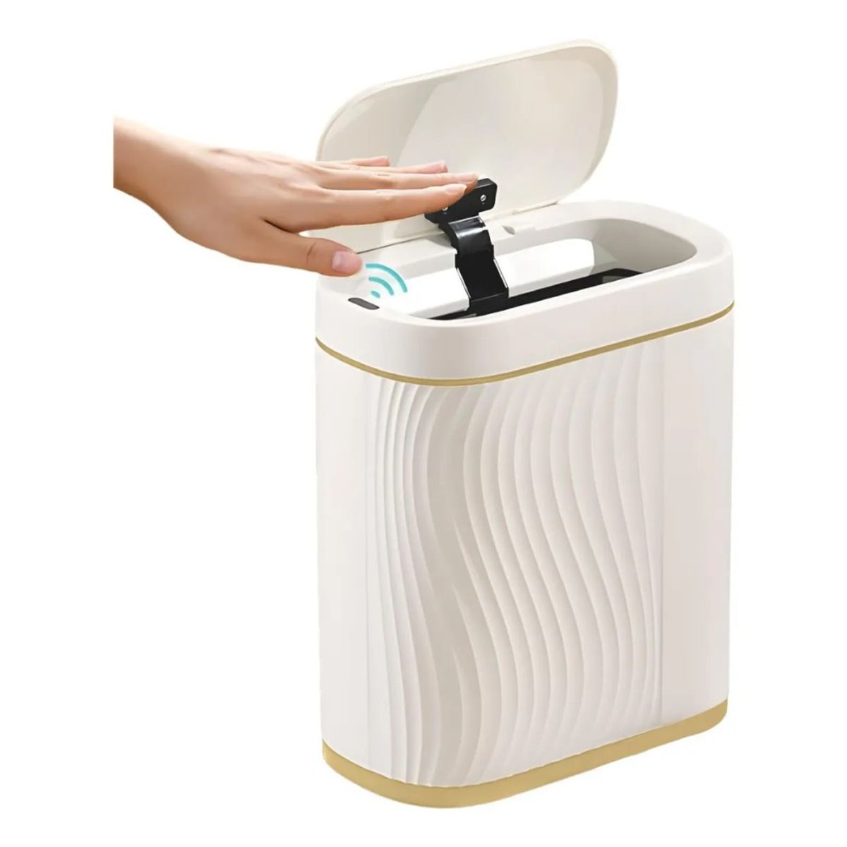 MUNDO MAGIA - Papelero Basurero Baño Automático Sensor Inteligente Cepillo