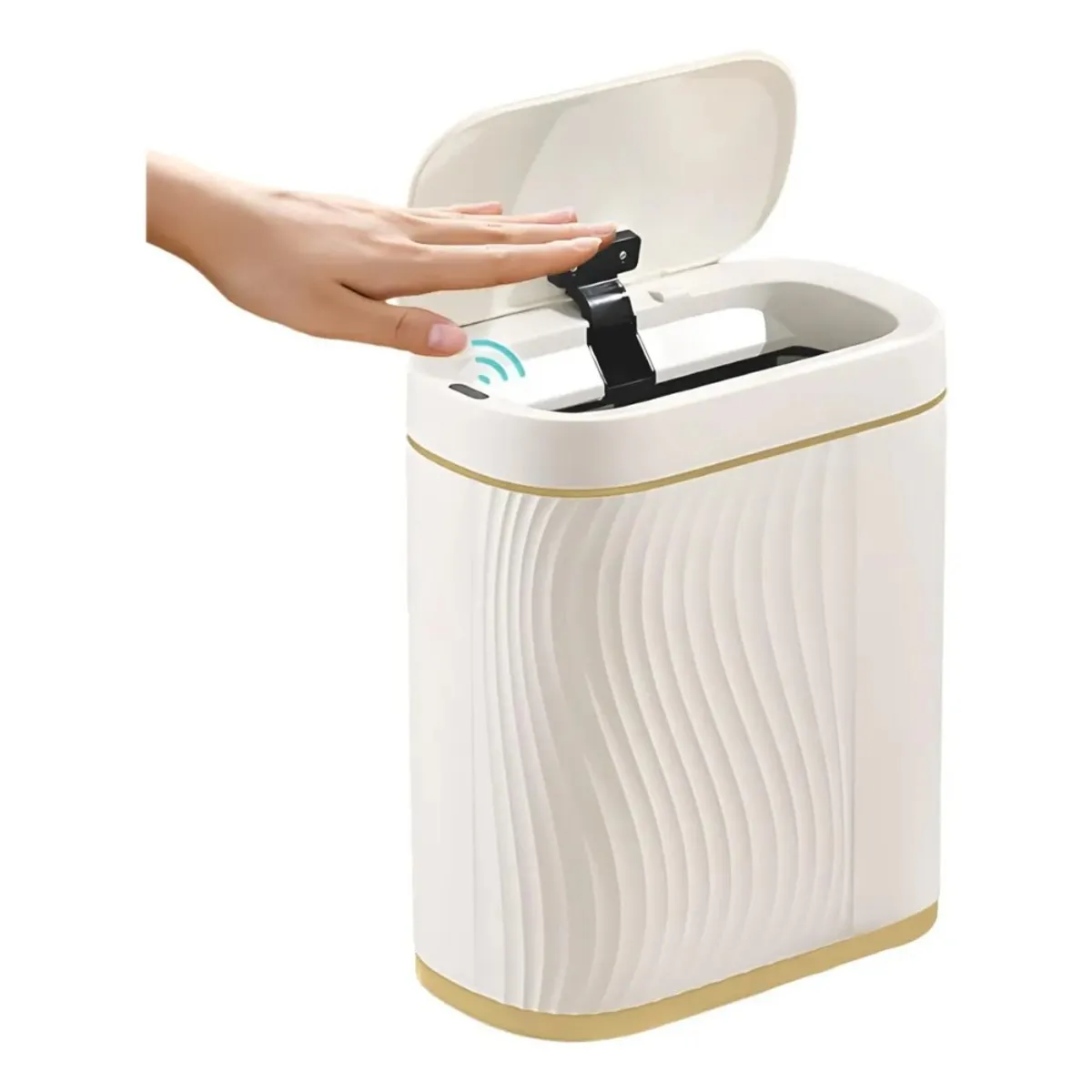 MUNDO MAGIA - Papelero Basurero Baño Automático Sensor Inteligente Cepillo