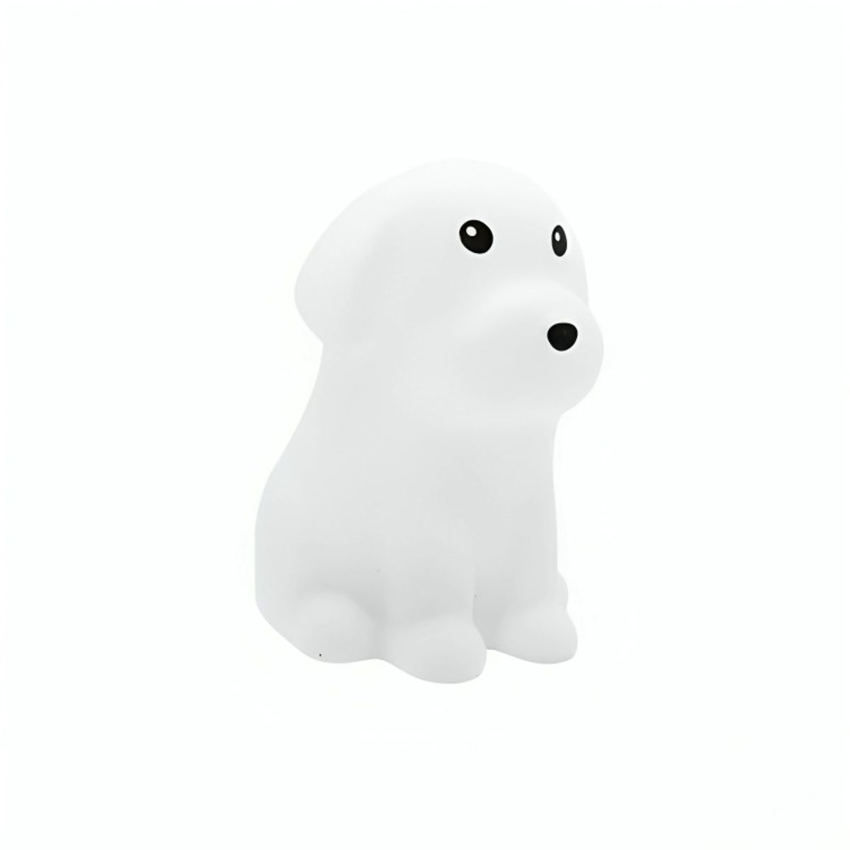 Lámpara de Noche de Silicona LED RGB Squishy Perrito, marca GENERICO - Foto Principal