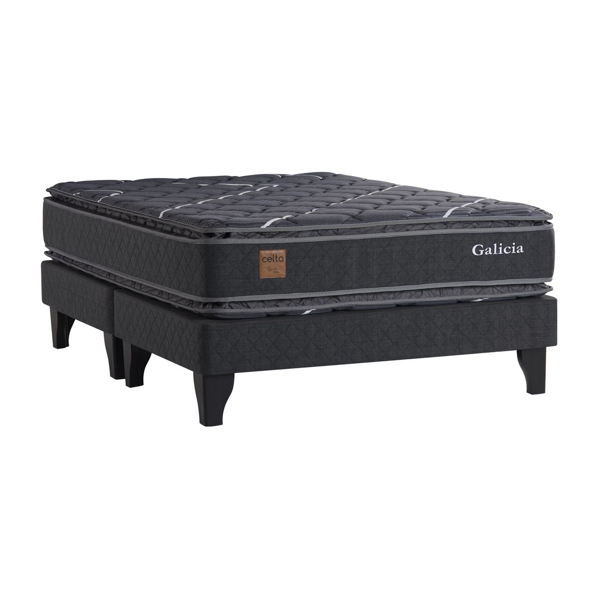 CELTA - Cama Europea Pocket Plus Galicia 2 plazas x 2 m BD