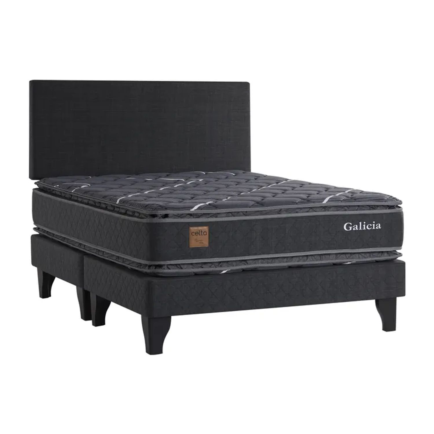 専用！美品trefle+1 パニエジレ 02 黒 CELTA Cama Europea Pocket Plus Galicia 2 plazas x 2 m BD +