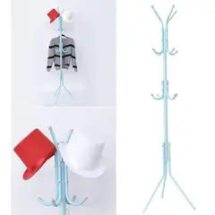 GENERICO - Colgador Perchero Tipo Adorno para Ropa y Sombreros Color Celeste