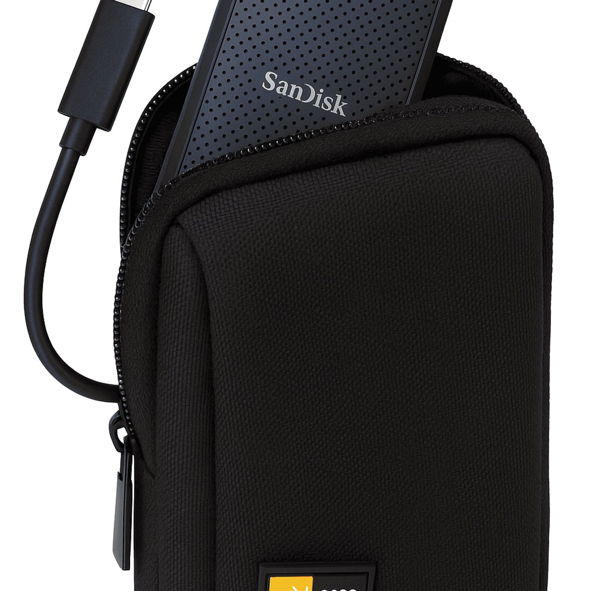 CASE LOGIC - Bolso Compacto Case Logic para Gadgets Electrónicos  Ideal para SSD Smartwatch Audífonos y Accesorios