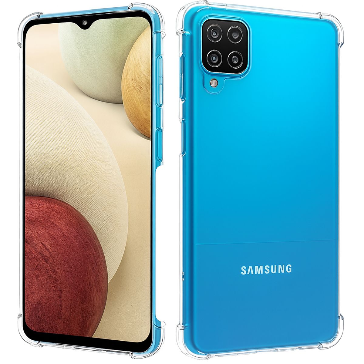 GENERICO - CARCASA TRANSPARENTE ANTIGOLPE REFORZADA PARA SAMSUNG A12