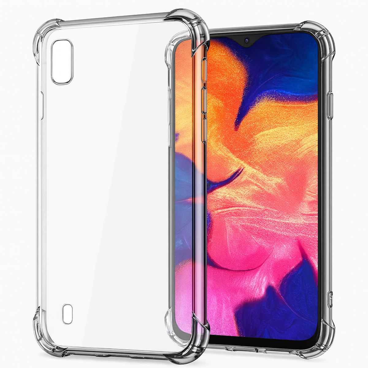 GENERICO - CARCASA TRANSPARENTE ANTIGOLPE REFORZADA PARA SAMSUNG A10
