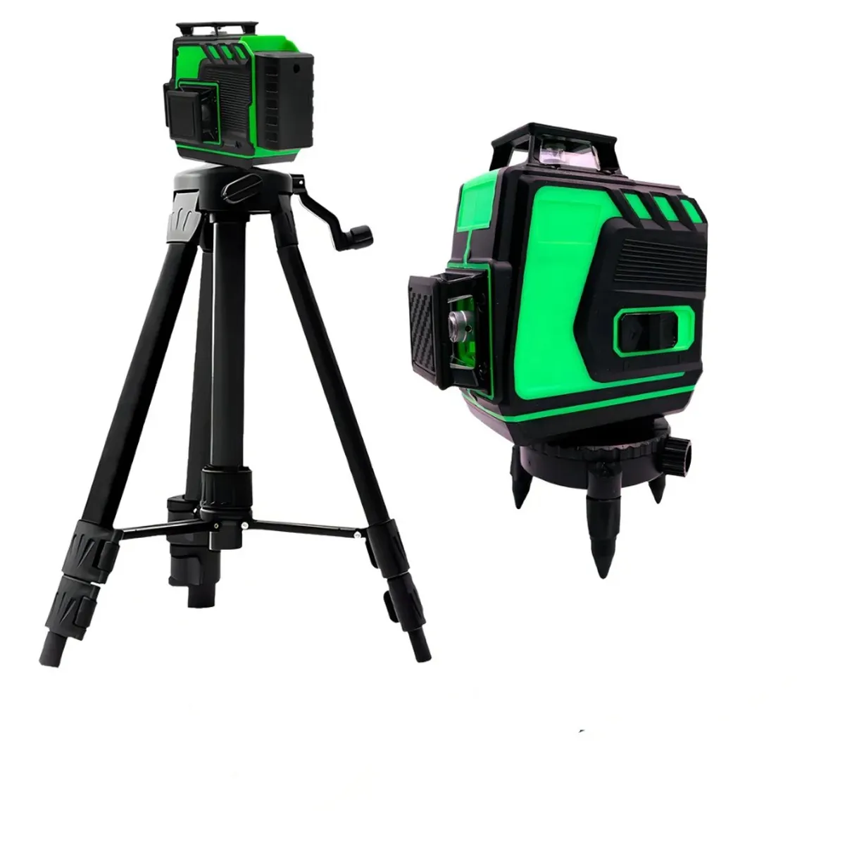 MUNDO MAGIA - Nivel Laser Profesional 12 Líneas Vertical Maletín + Trípode