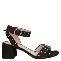 MINGO - Sandalia Mujer Casual Negro