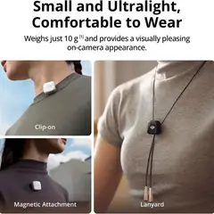 DJI - Micrófono Mic 2 (2 Transm + Receptor y Estuche de Carga)