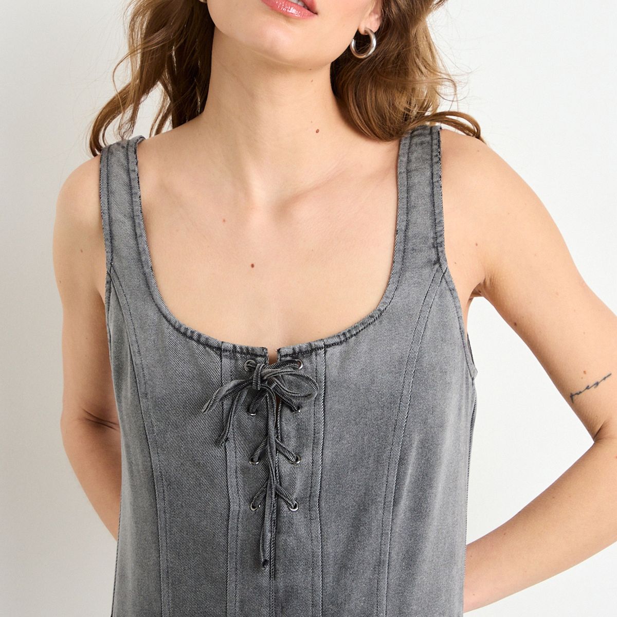 IO - Enterito Liso Mujer Gris Io