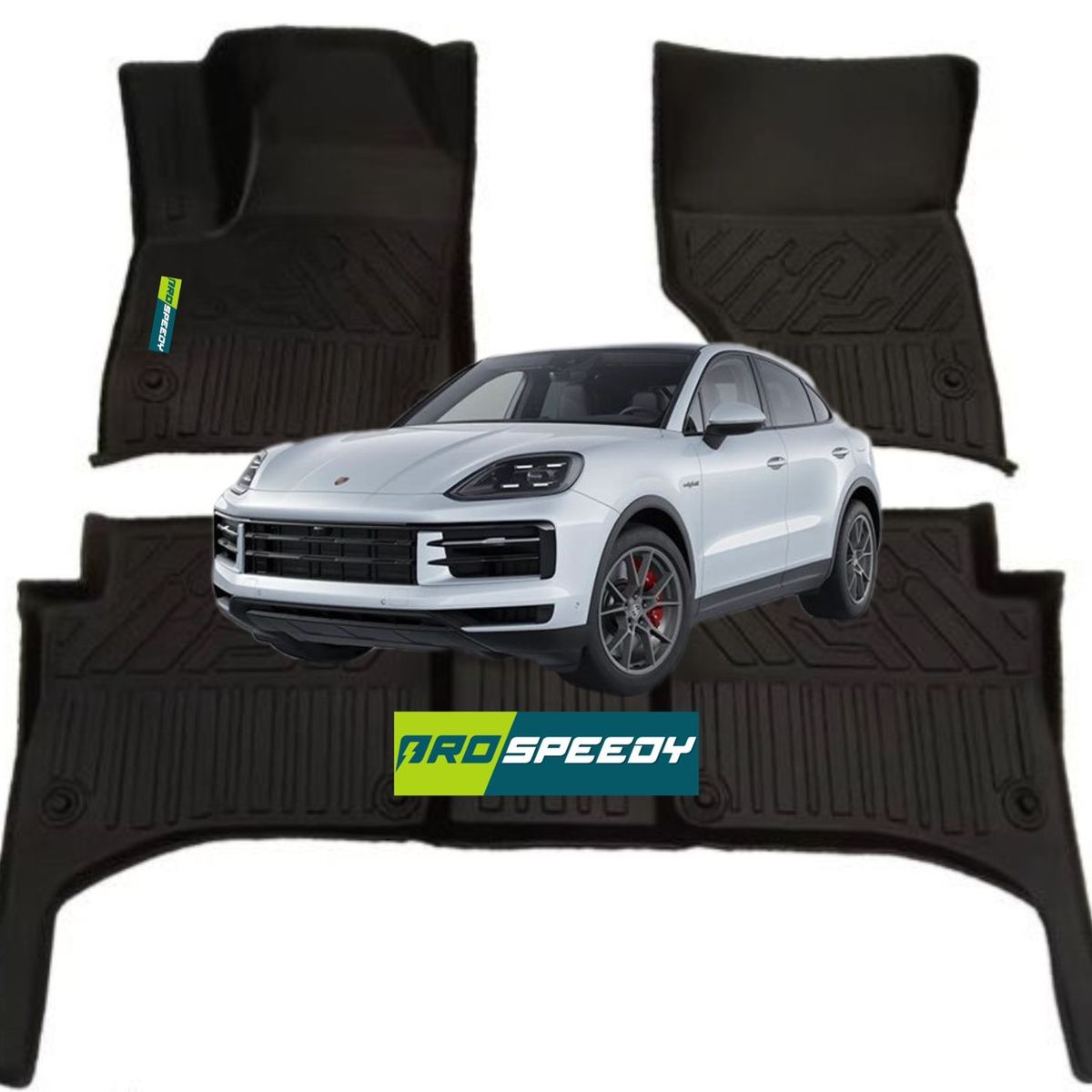 GENERICO - PISOS CALCE PERFECTO PROSPEEDY PORSCHE CAYENNE 2011-2017 3PIEZAS