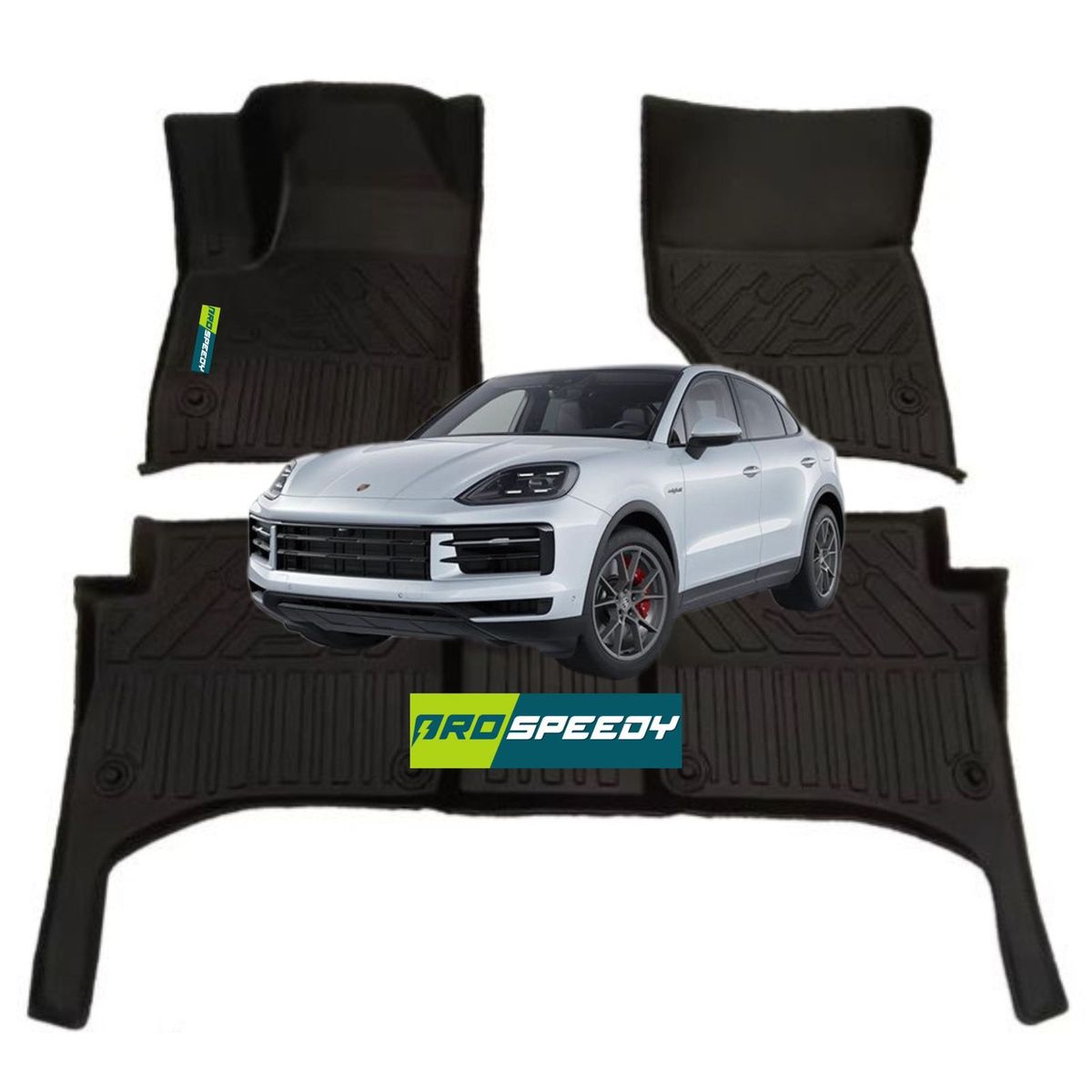 GENERICO - PISOS CALCE PERFECTO PROSPEEDY PORSCHE CAYENNE 2011-2017 3PIEZAS