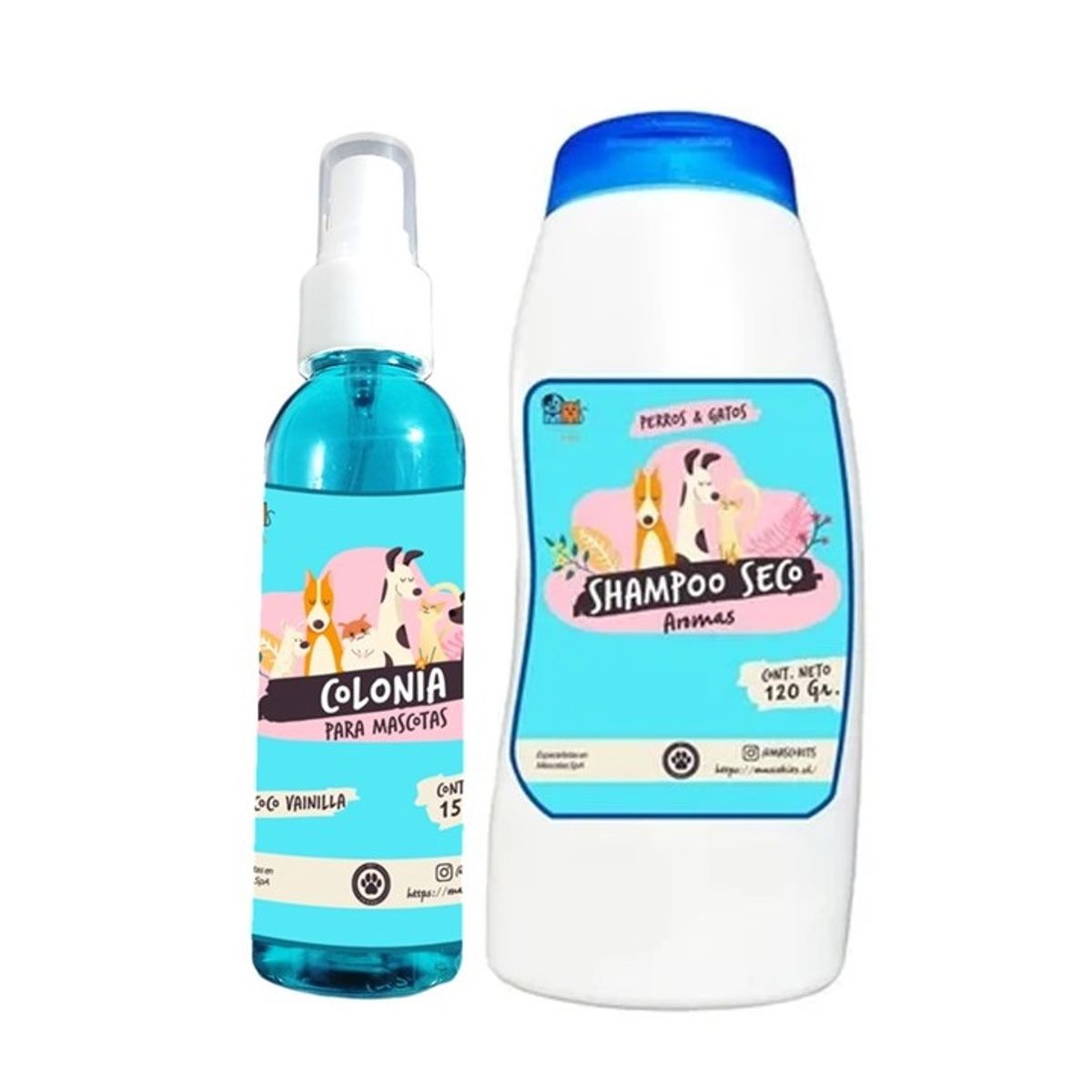 MASCOKITS - Kit Para Perro Shampoo Seco  Colonia Coco-Coco