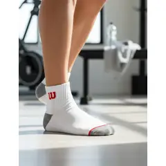 WILSON - Calcetines 15 Pack Hombre Quarter Reforzados Blanco Talla 40 a 44