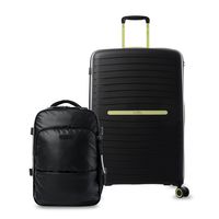 Pack Maleta Wave 23 Kilos + Mochila de viaje Trip Negra