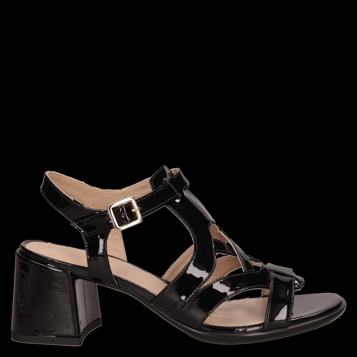 MINGO - Sandalia Mujer Casual Negro Mingo