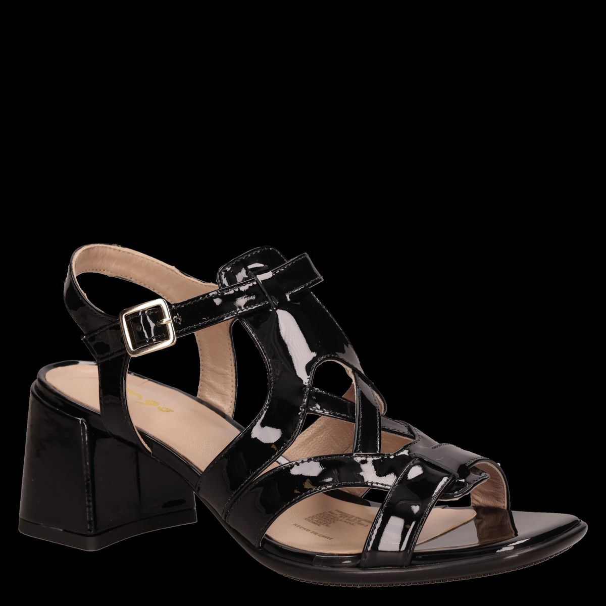 MINGO - Sandalia Mujer Casual Negro Mingo