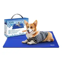 IMPORTCLICK - Manta Enfriamiento Mascotas Azul 40x50 CM