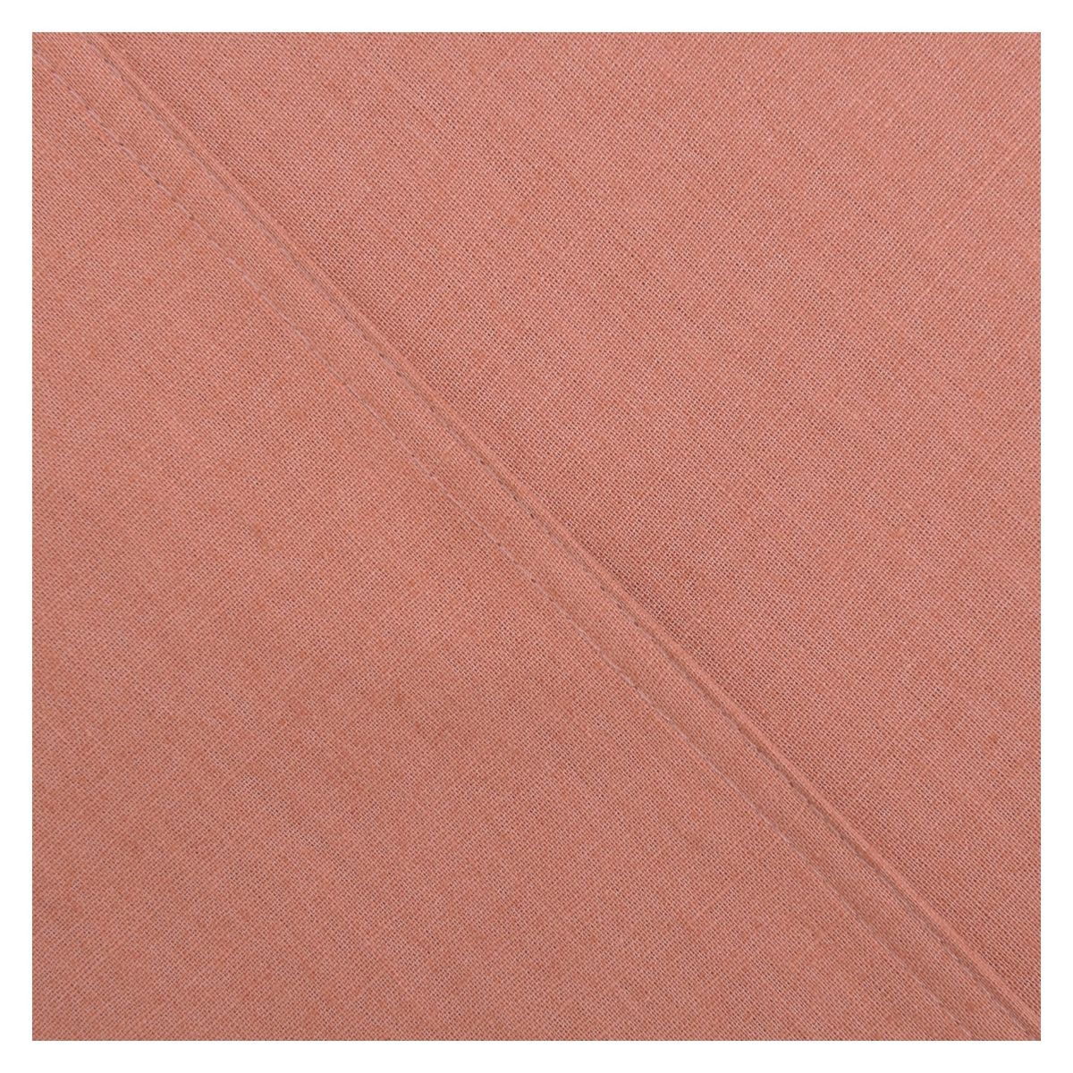 FABRICS - Cubreplumón Lino 2 Plazas Terracota